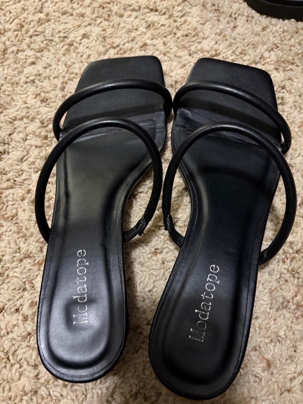 Modatope Open Toe Heeled Sandals, 9.5M - Picture 4 of 4
